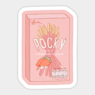 Strawberry Pocky Sticker